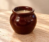 Red Ceramic Candle · Choose Your Scent